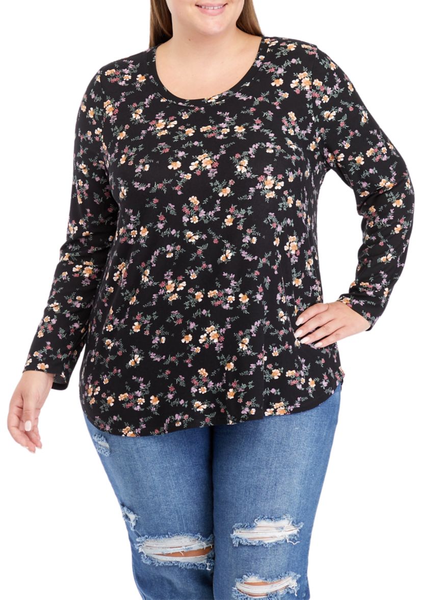 Plus Size Long Sleeve Yummy T-Shirt