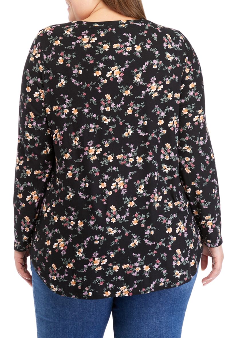 Plus Size Long Sleeve Yummy T-Shirt