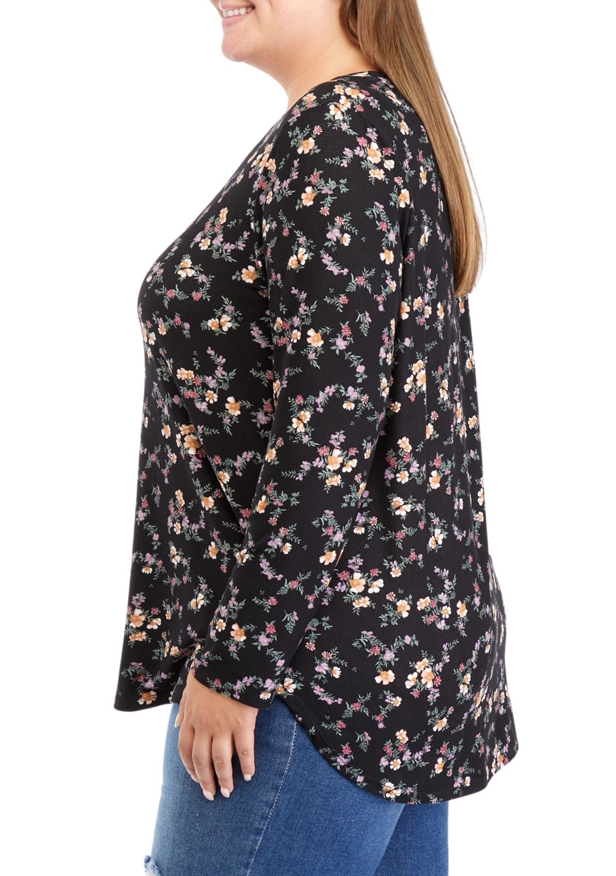 Plus Size Long Sleeve Yummy T-Shirt