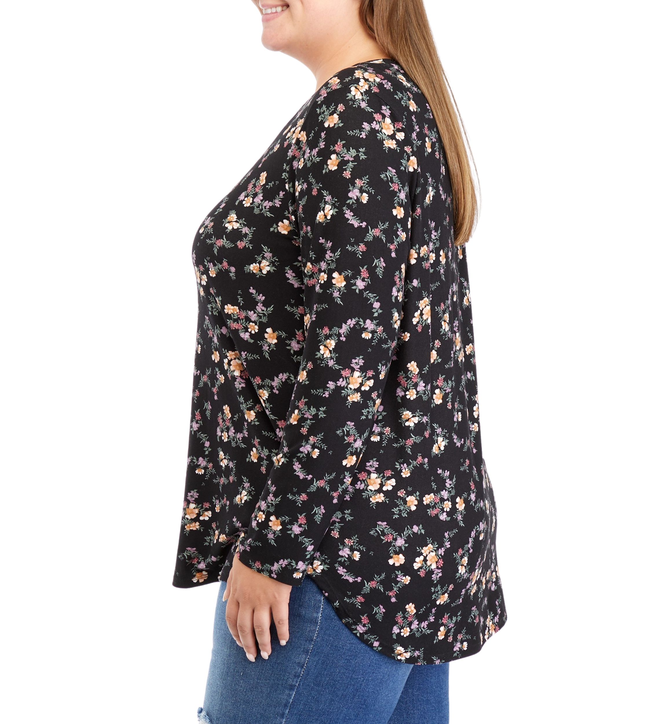 Plus Size Long Sleeve Yummy T-Shirt