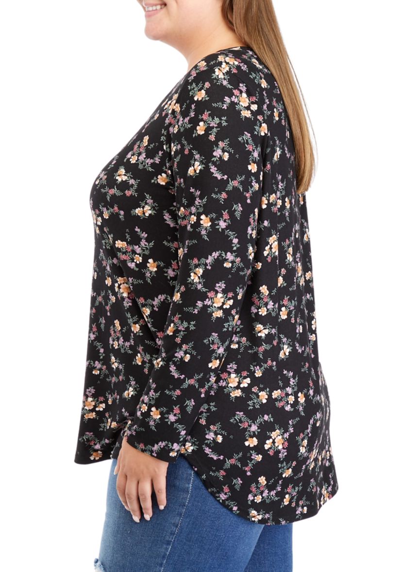 Plus Size Long Sleeve Yummy T-Shirt