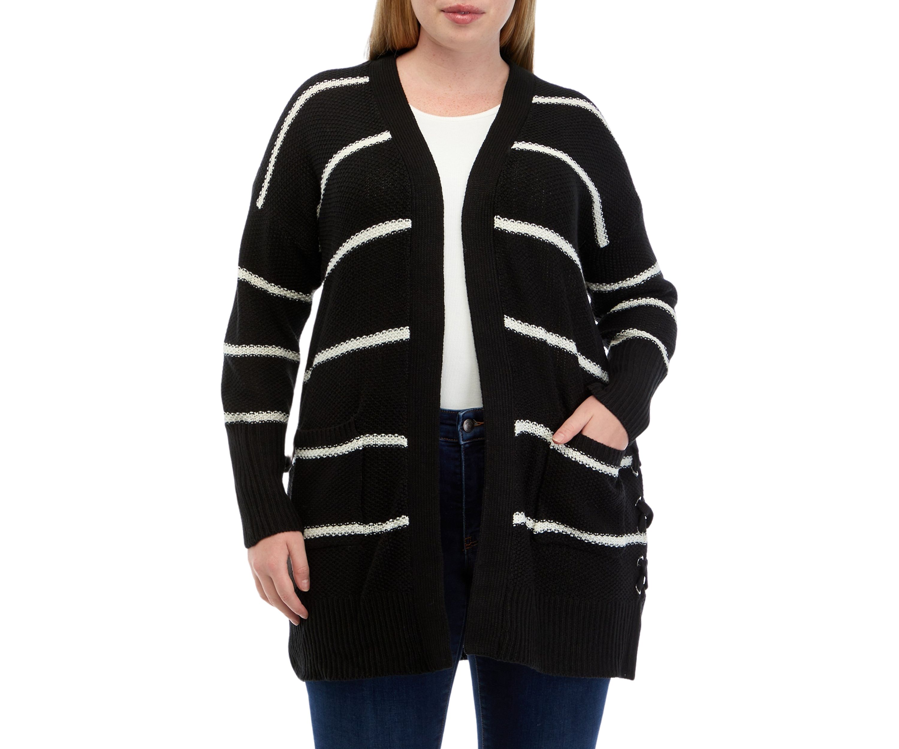 Plus Size Long Sleeve Duster Cardigan