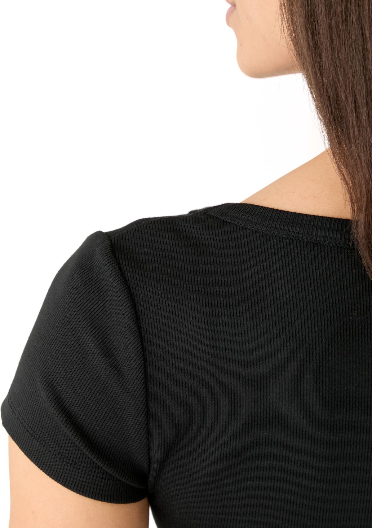 Womens Short Sleeve Scoop Neck T-Shirt 