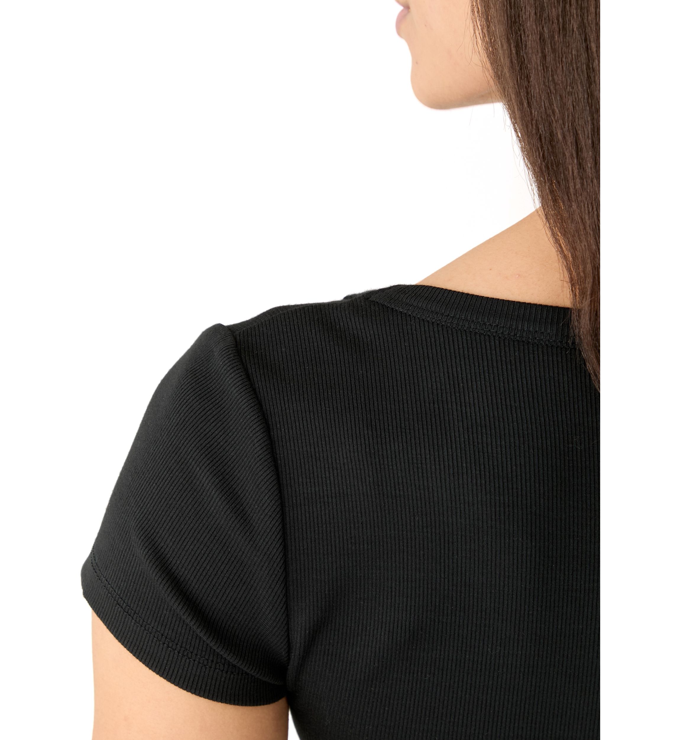 Womens Short Sleeve Scoop Neck T-Shirt 