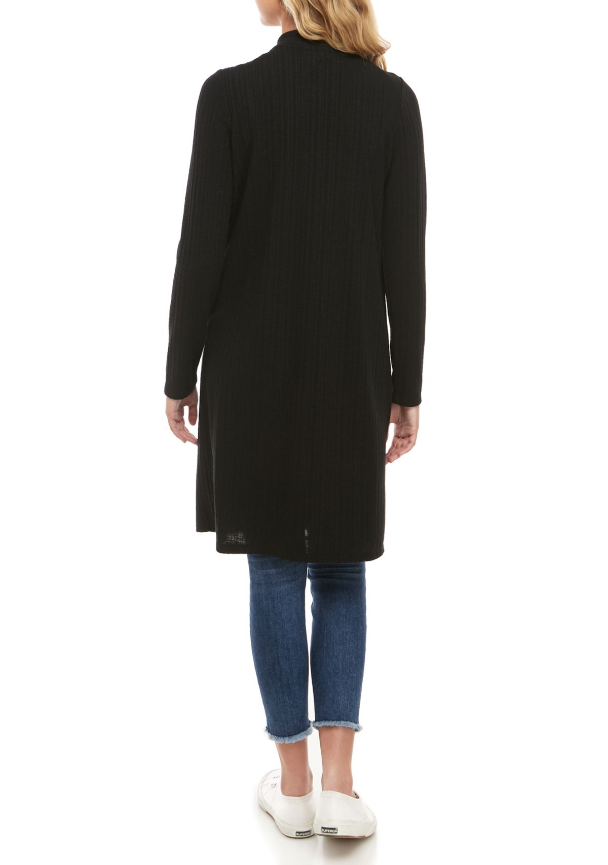 Long Sleeve Ribbed Duster