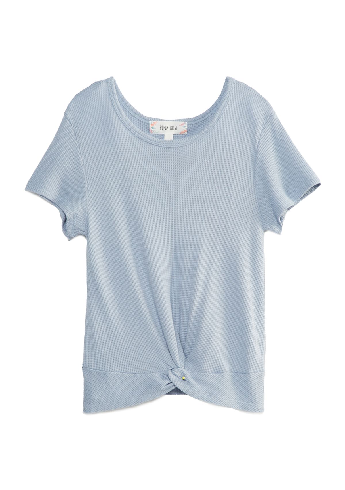 Juniors Thermal Twist Hem Top