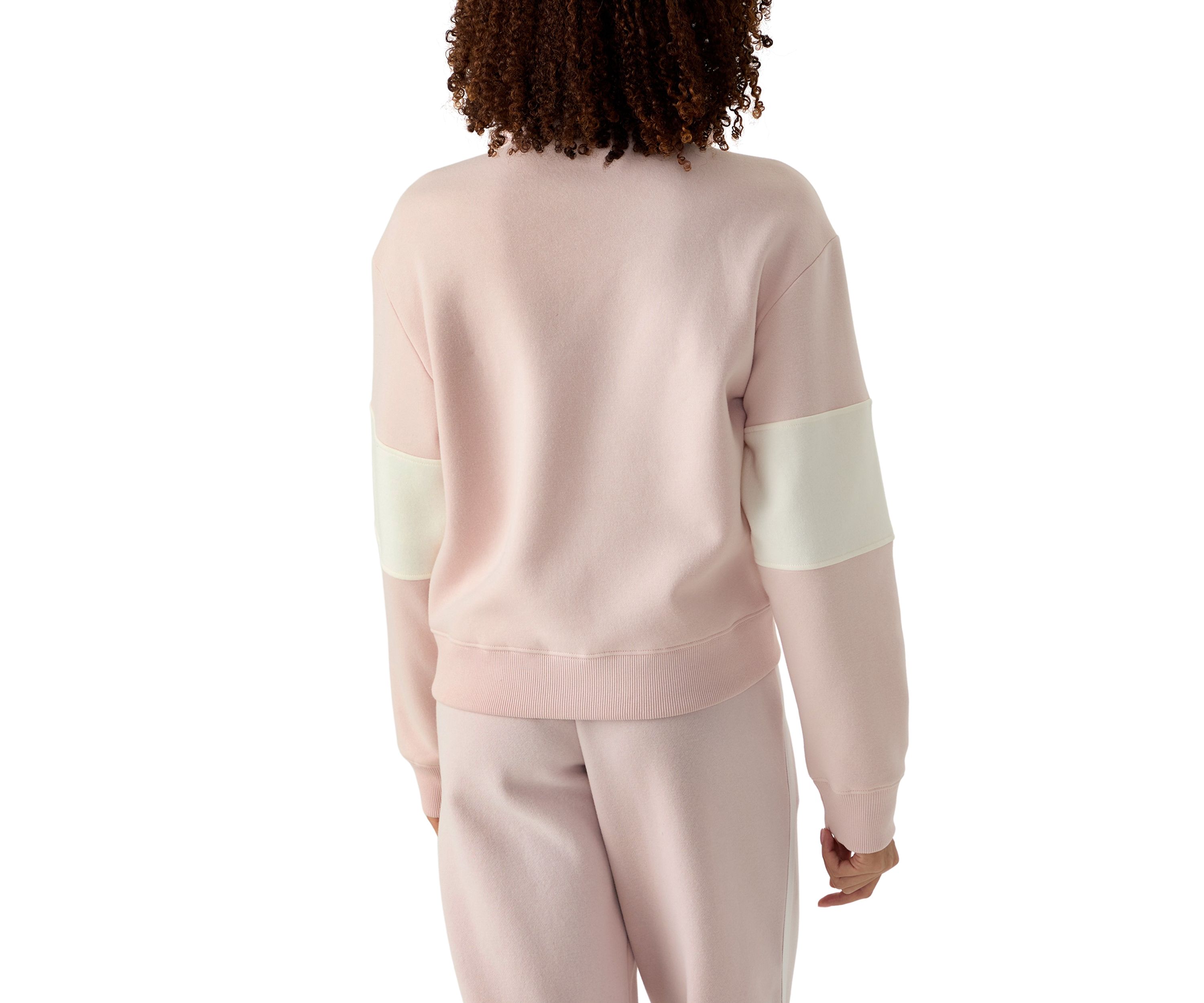 Womens Half Zip Mock Sweatshirt 