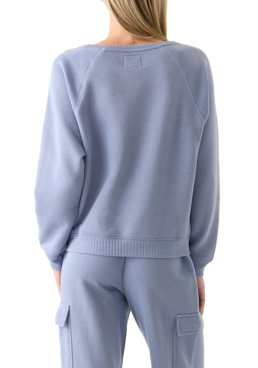 Womens Super Chill French Terry Crew Neck Sweatshirt