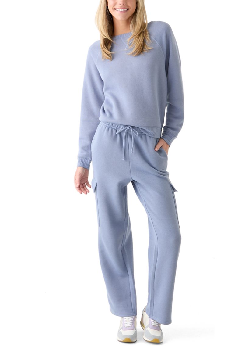 Womens Super Chill French Terry Crew Neck Sweatshirt