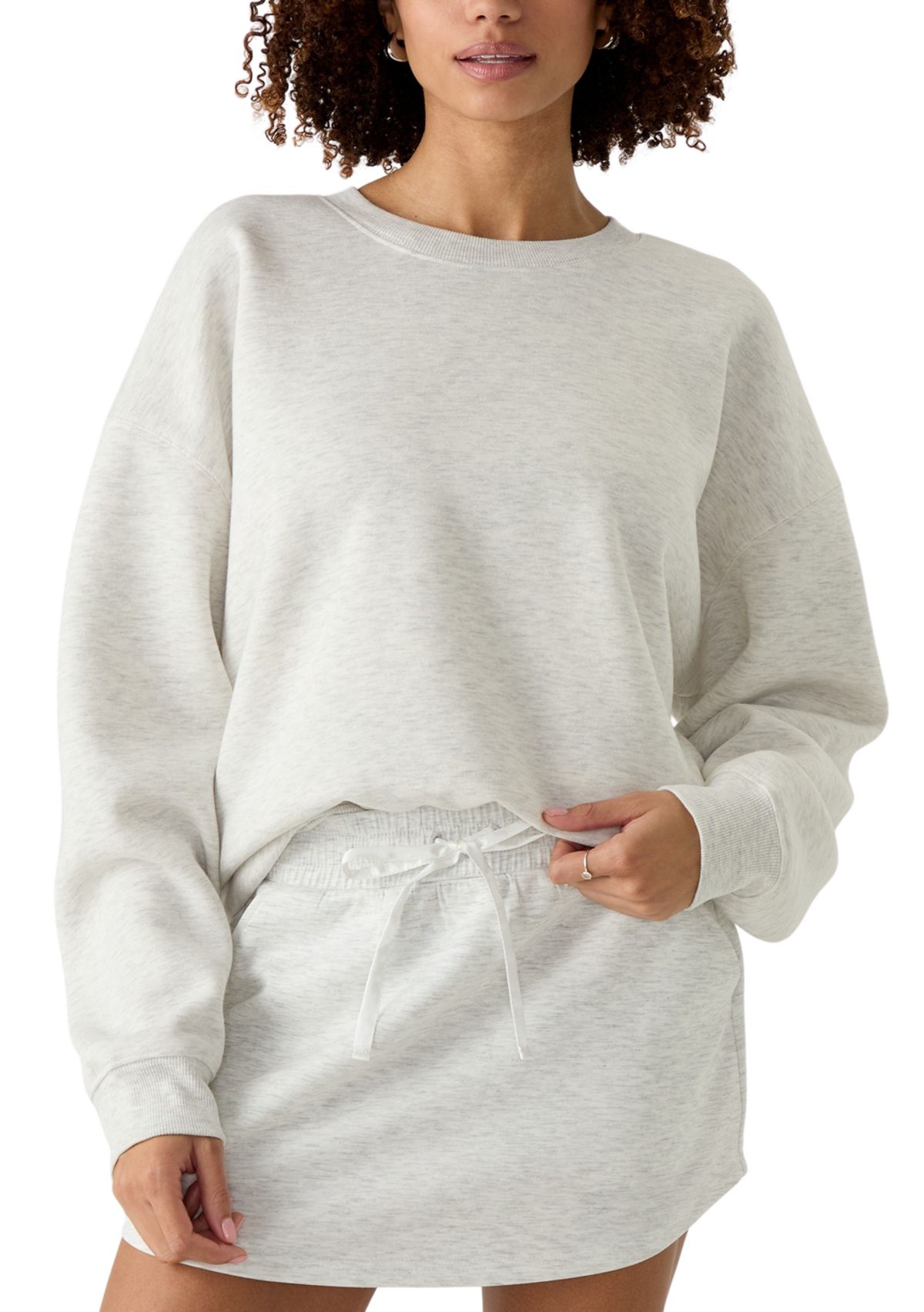 Womens Drop Shoulder Pullover