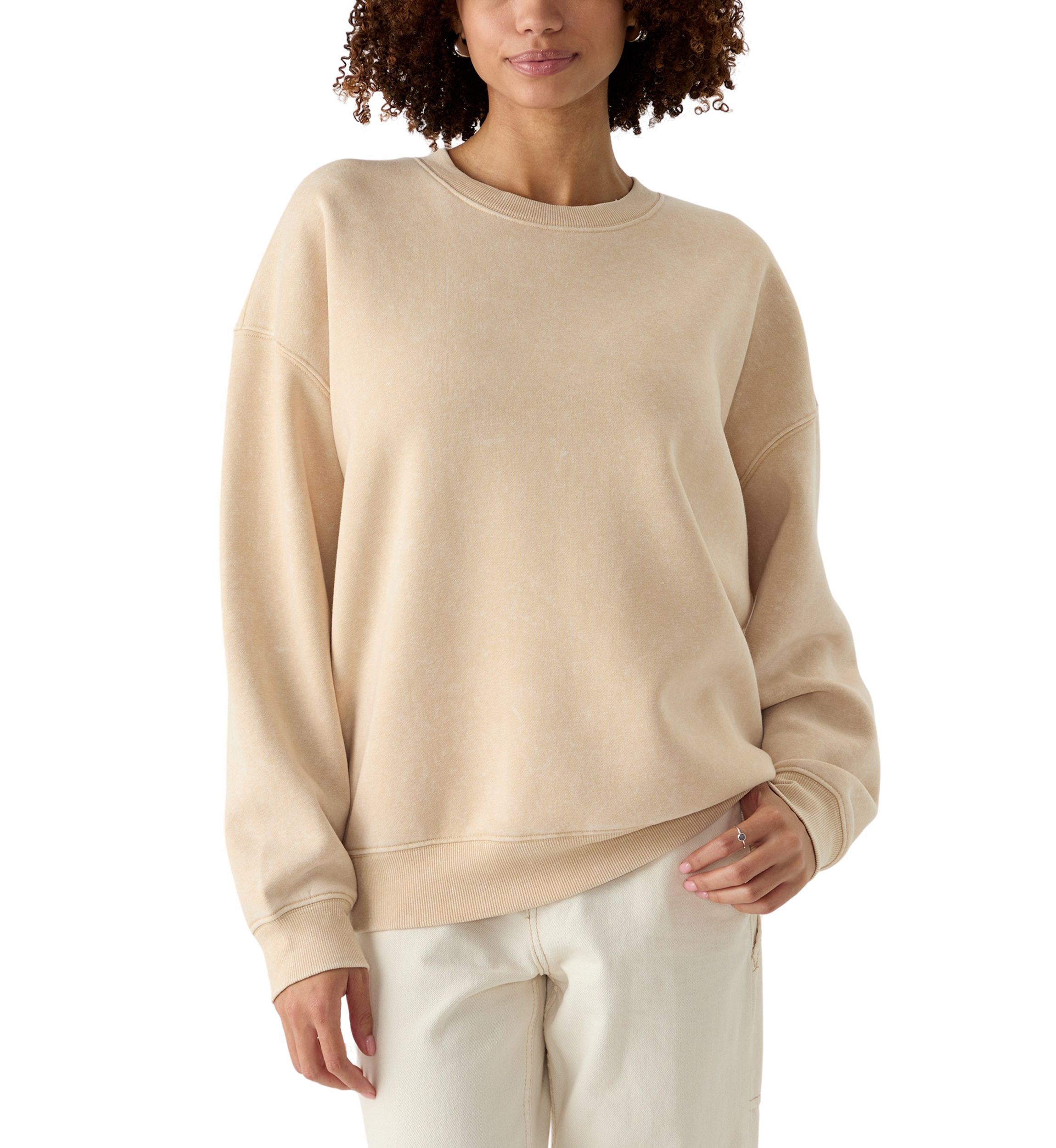 Womens Drop Shoulder Pullover