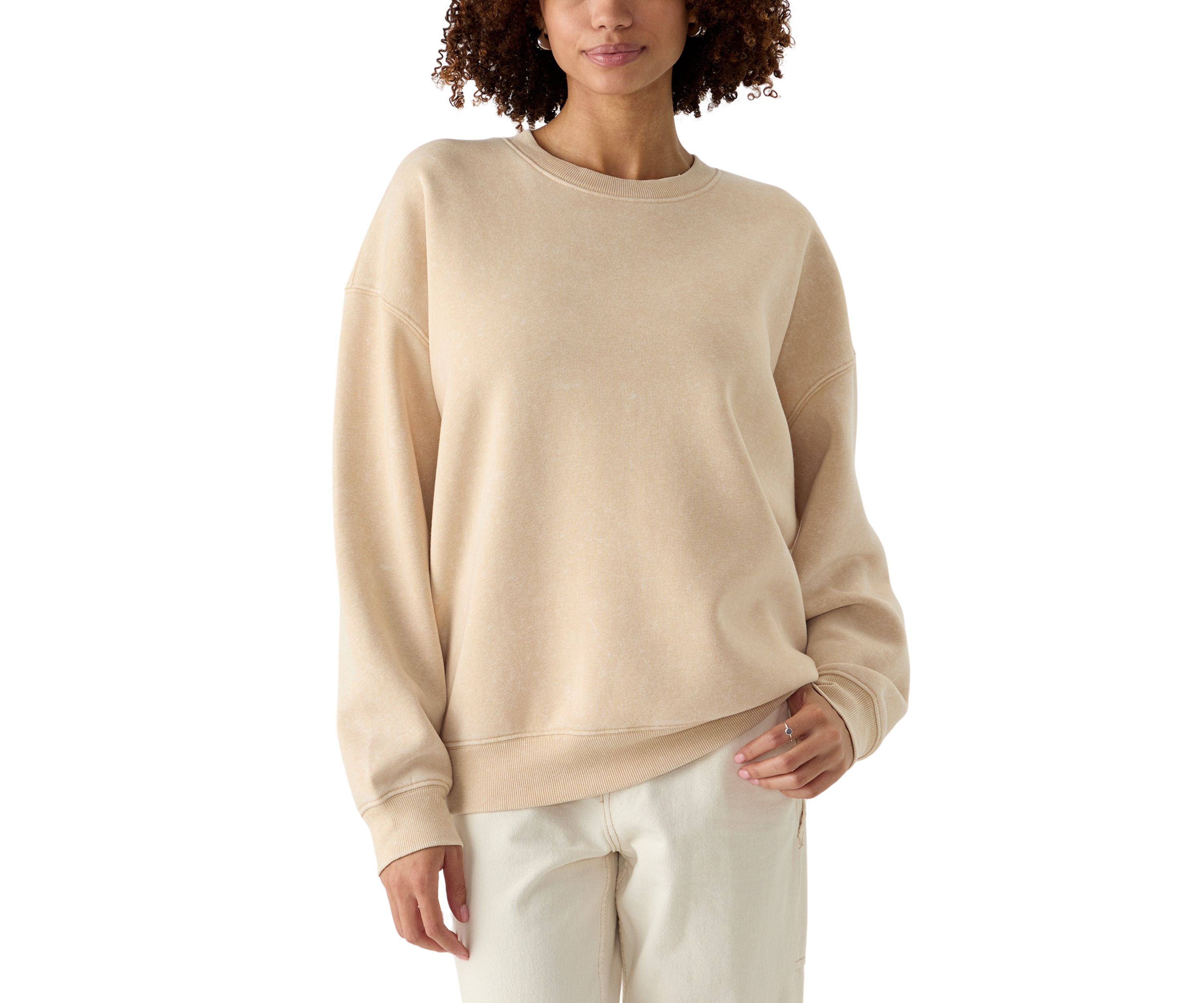 Womens Drop Shoulder Pullover