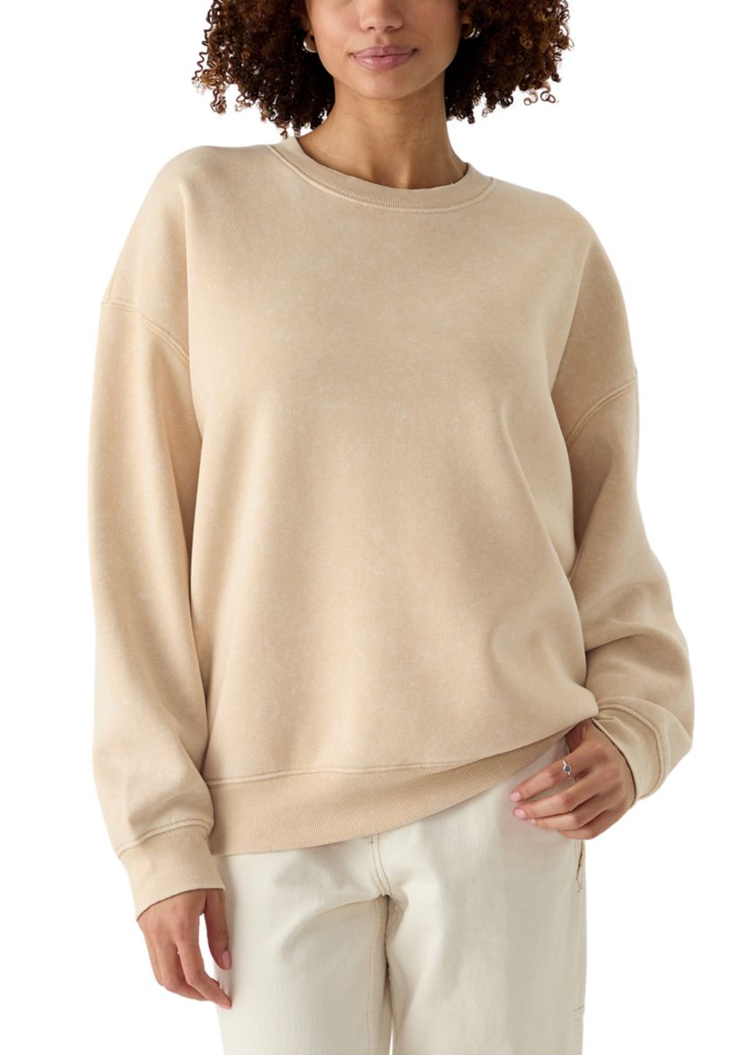 Womens Drop Shoulder Pullover