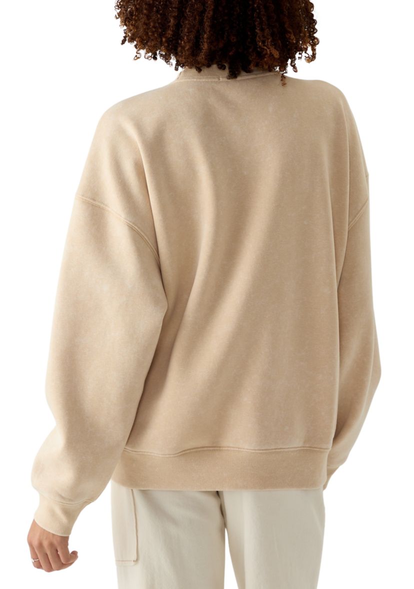 Womens Drop Shoulder Pullover