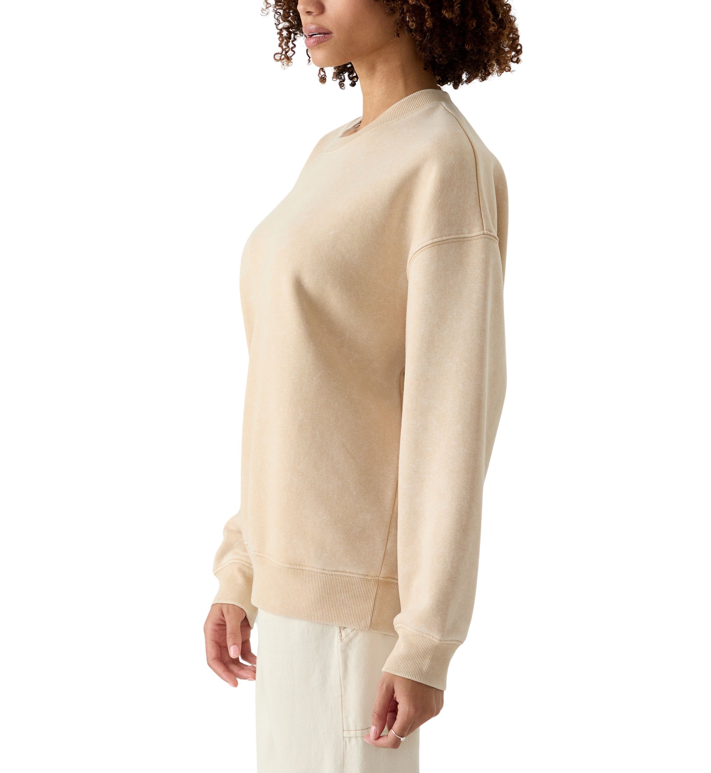 Womens Drop Shoulder Pullover
