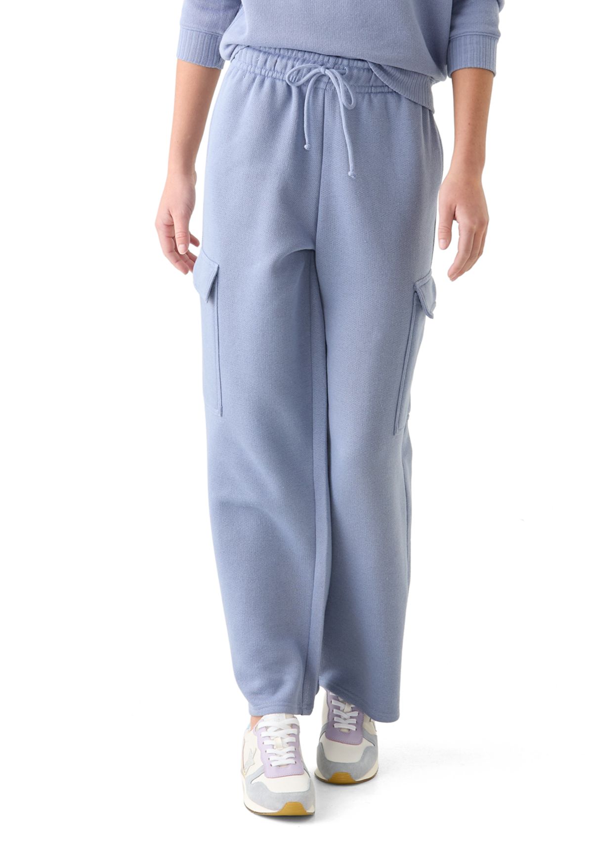 Womens Super Chill French Terry Wide Leg Pants
