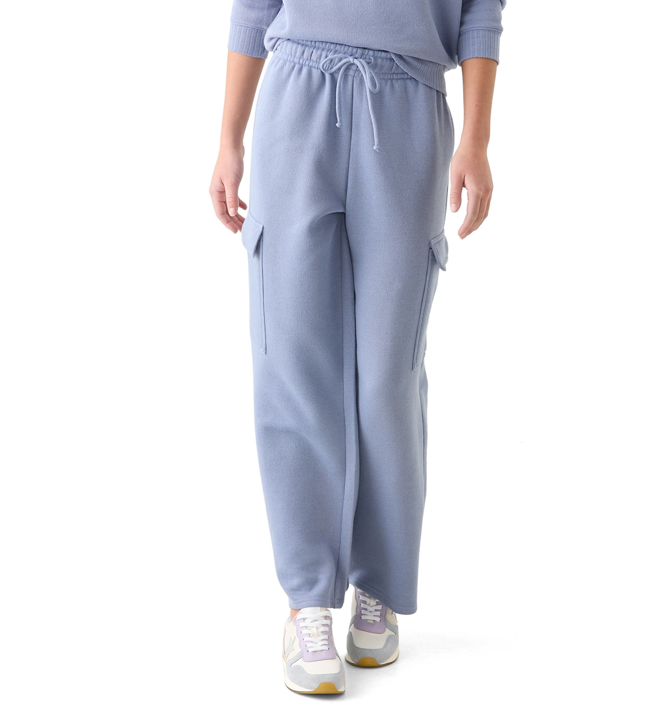 Womens Super Chill French Terry Wide Leg Pants