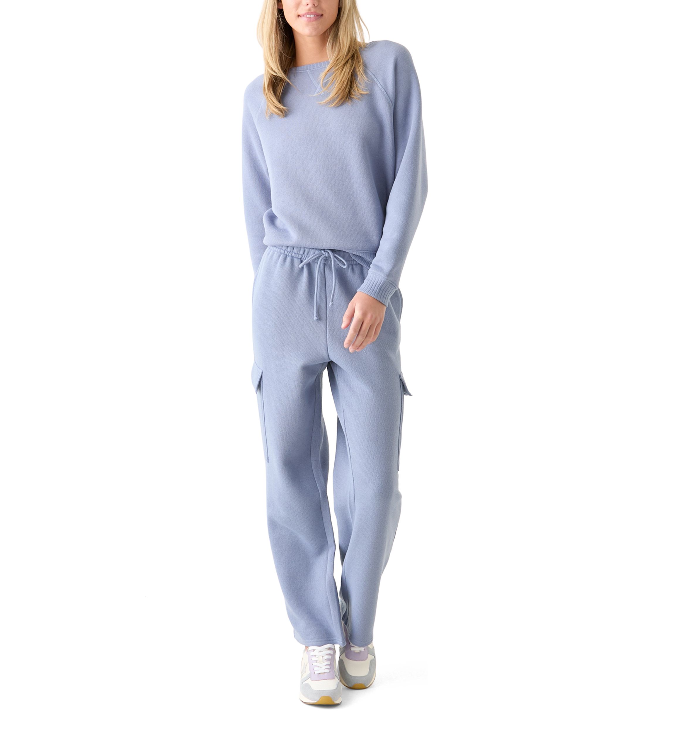 Womens Super Chill French Terry Wide Leg Pants