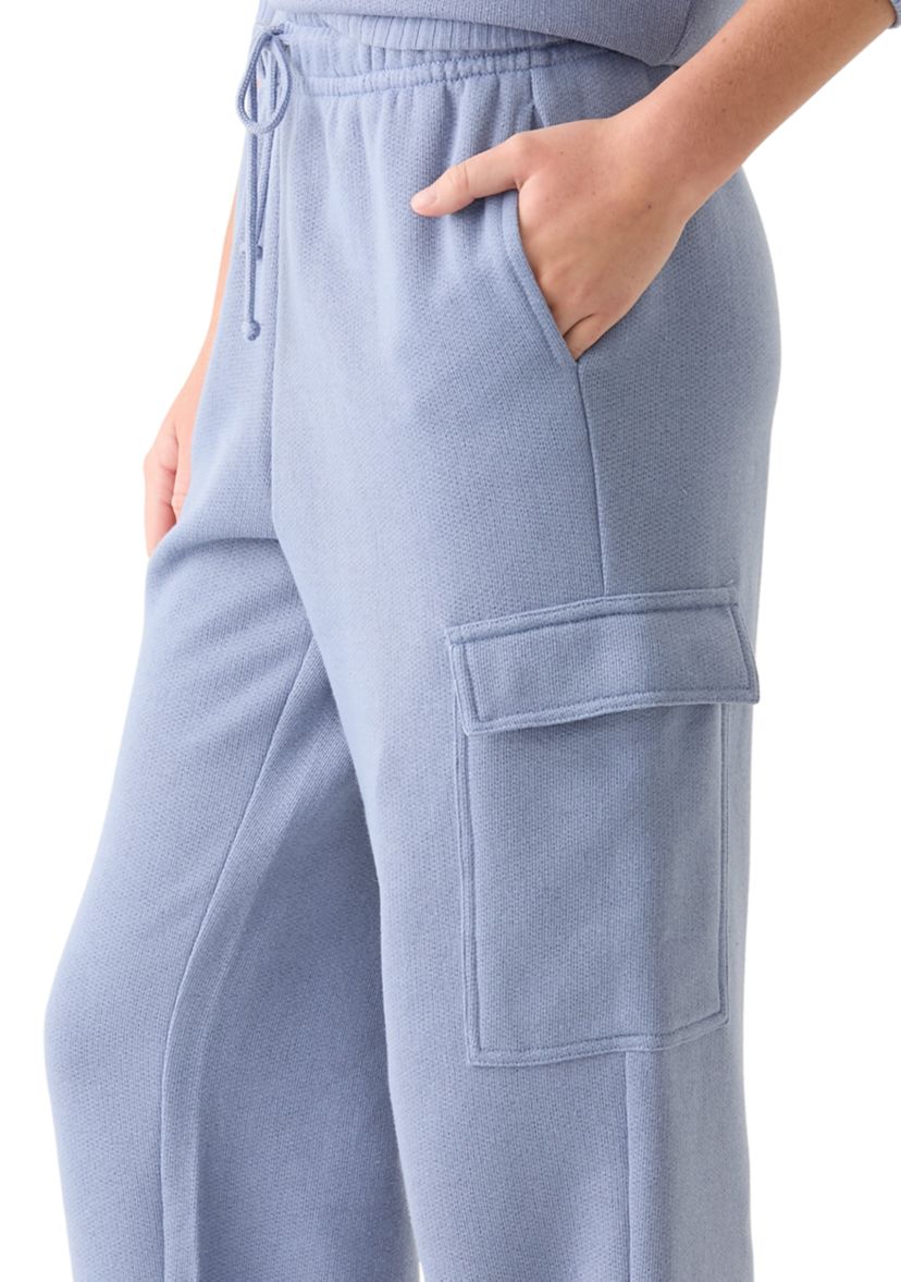 Womens Super Chill French Terry Wide Leg Pants