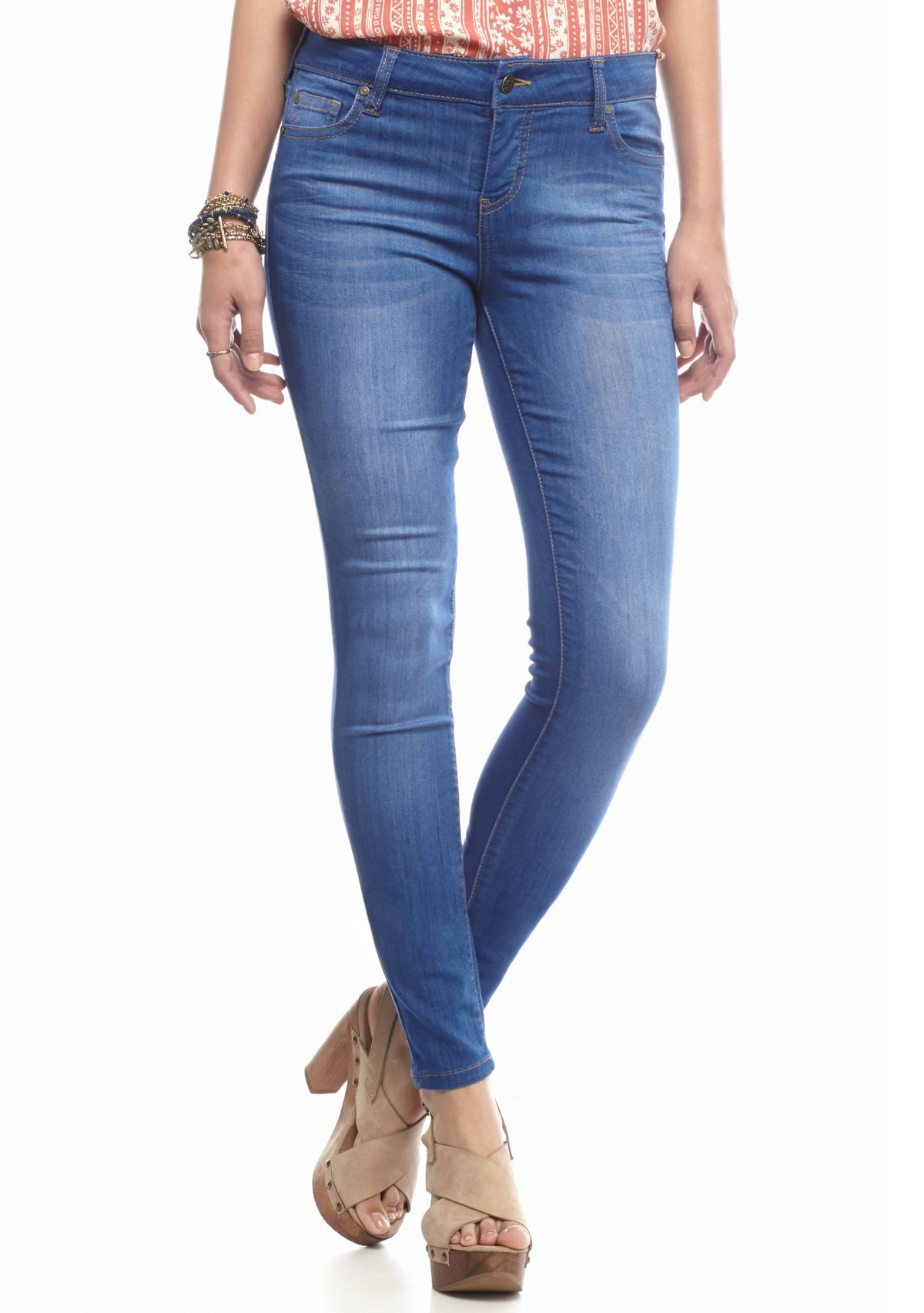 Mid Rise Skinny Jeans
