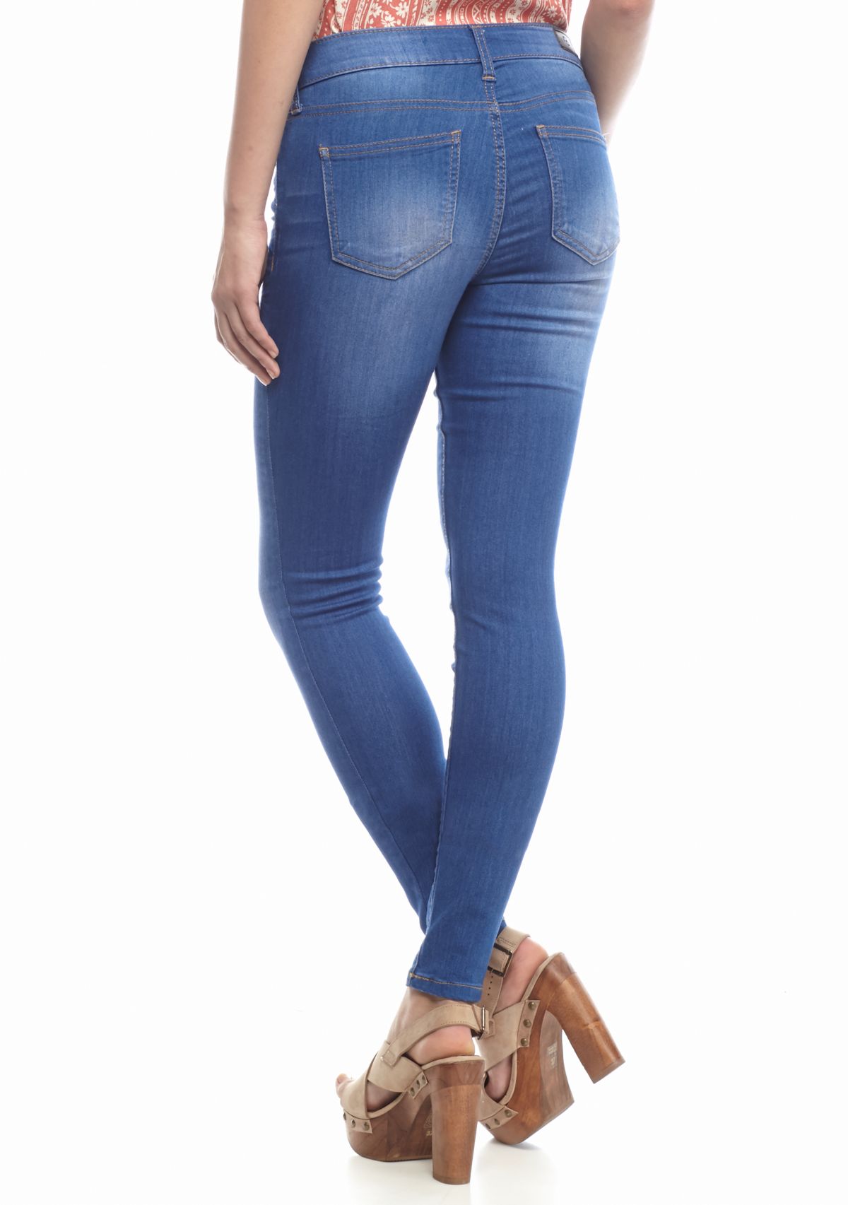 Mid Rise Skinny Jeans