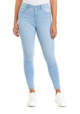 Celebrity Pink Women's Juniors' Colored Distressed Skinny Jeans