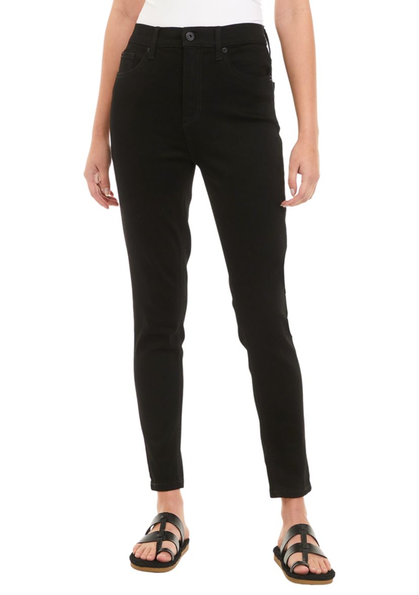 Juniors High Rise 5 Pocket Skinny Jeans 