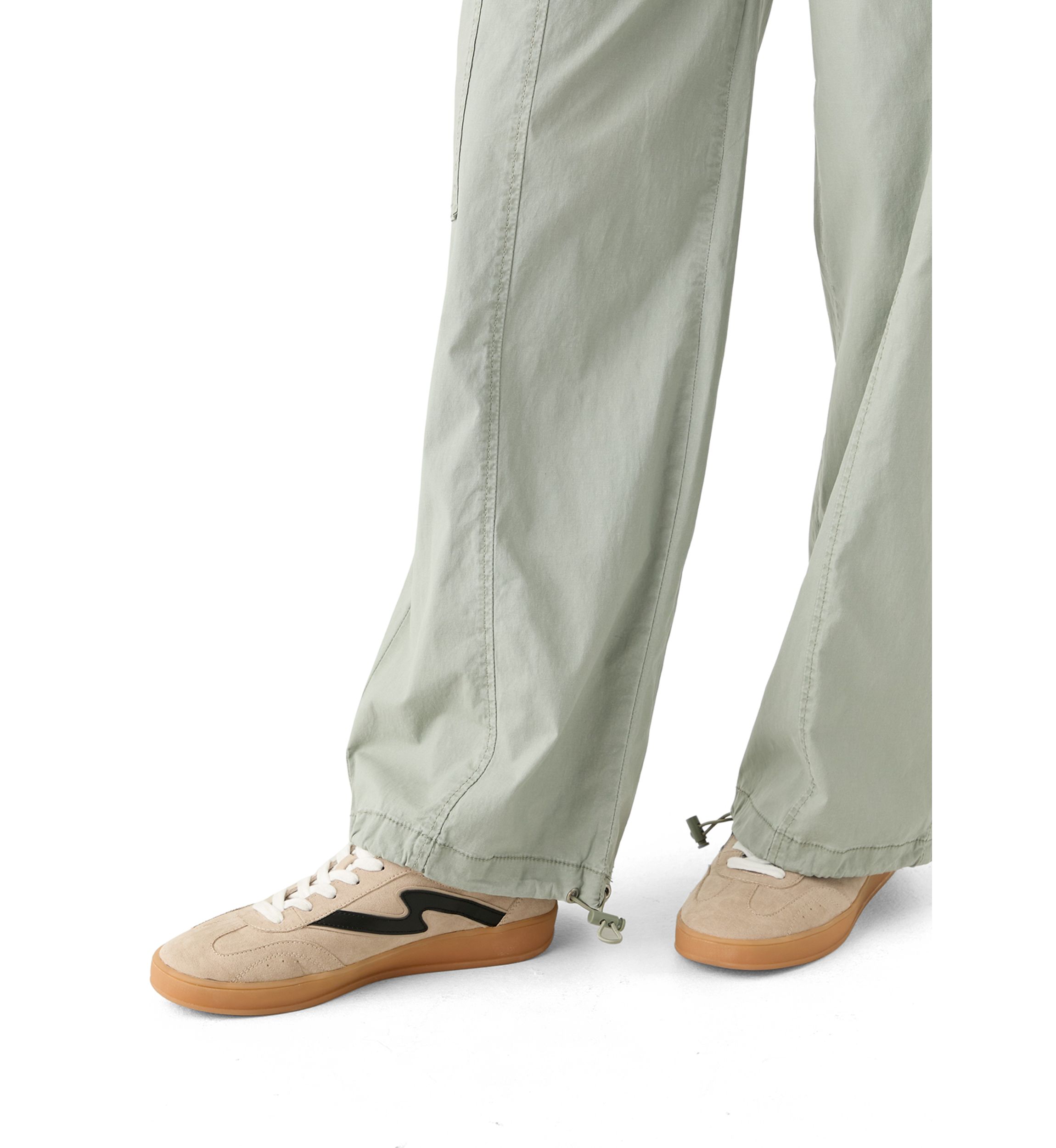 Womens Wide Leg Toggle Pants