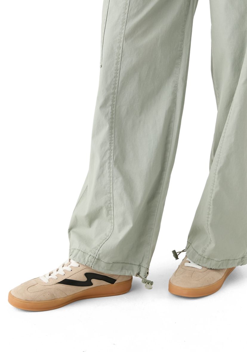 Womens Wide Leg Toggle Pants