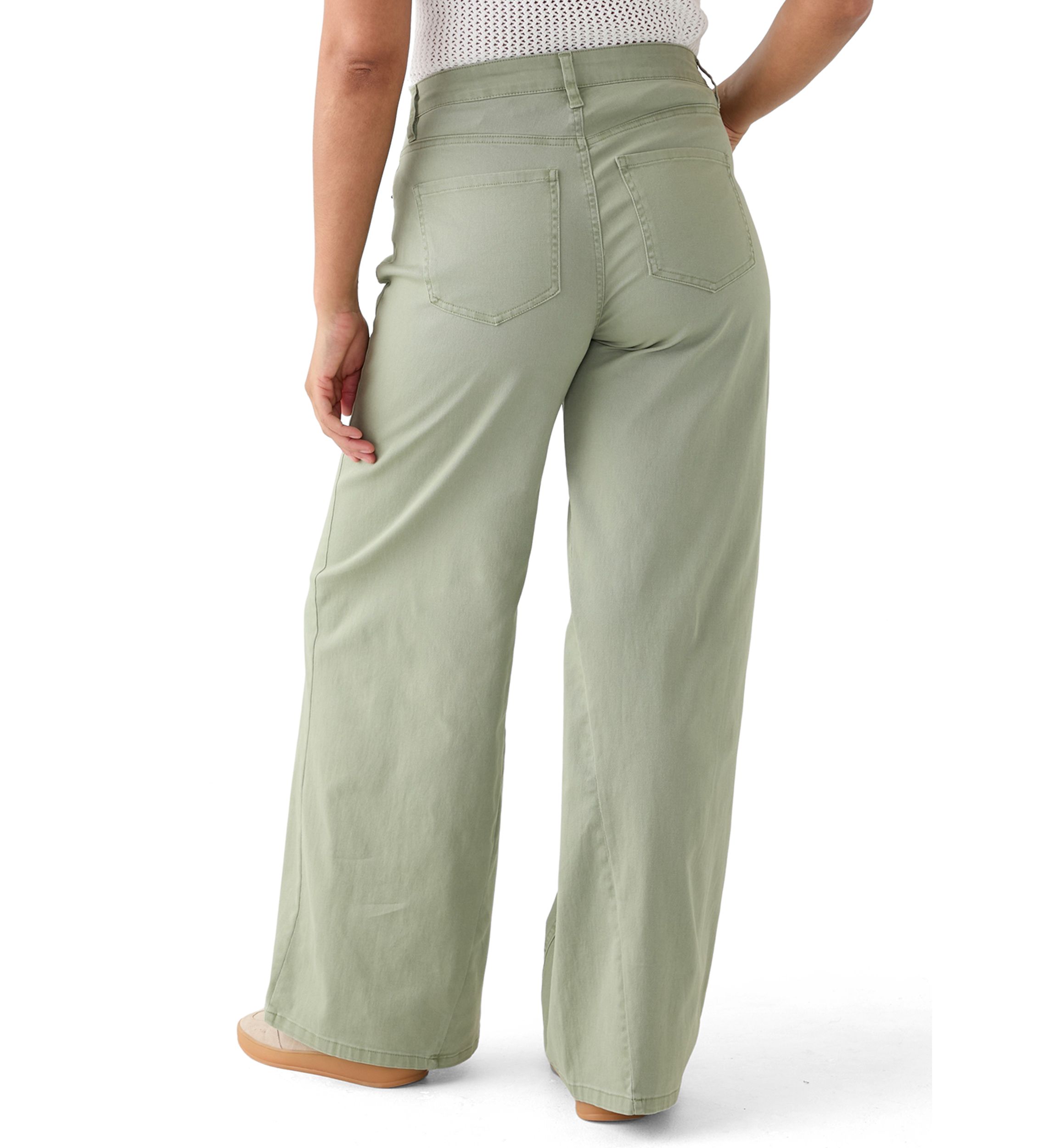 Womens Slouchy Wide Leg Pants