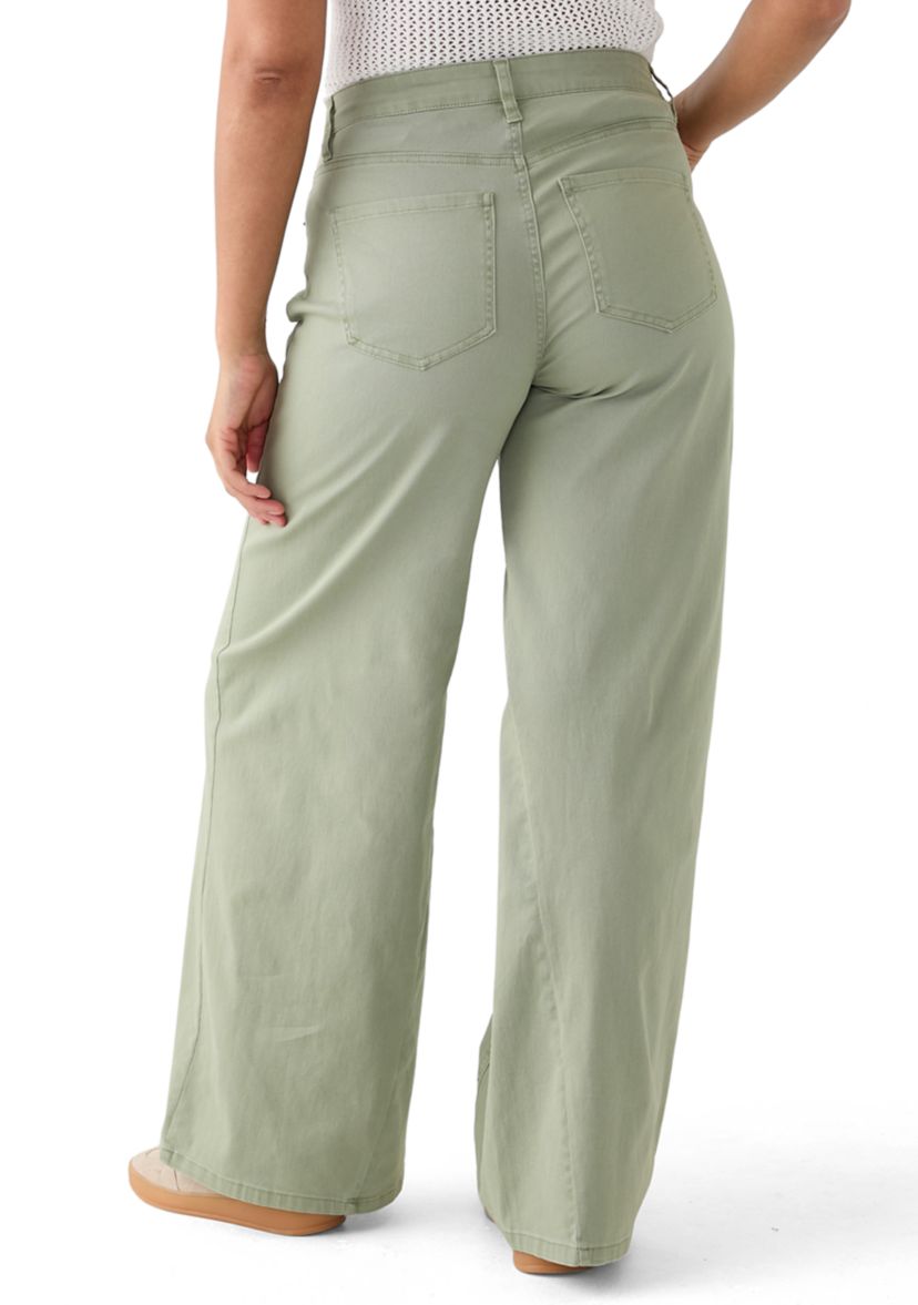 Womens Slouchy Wide Leg Pants