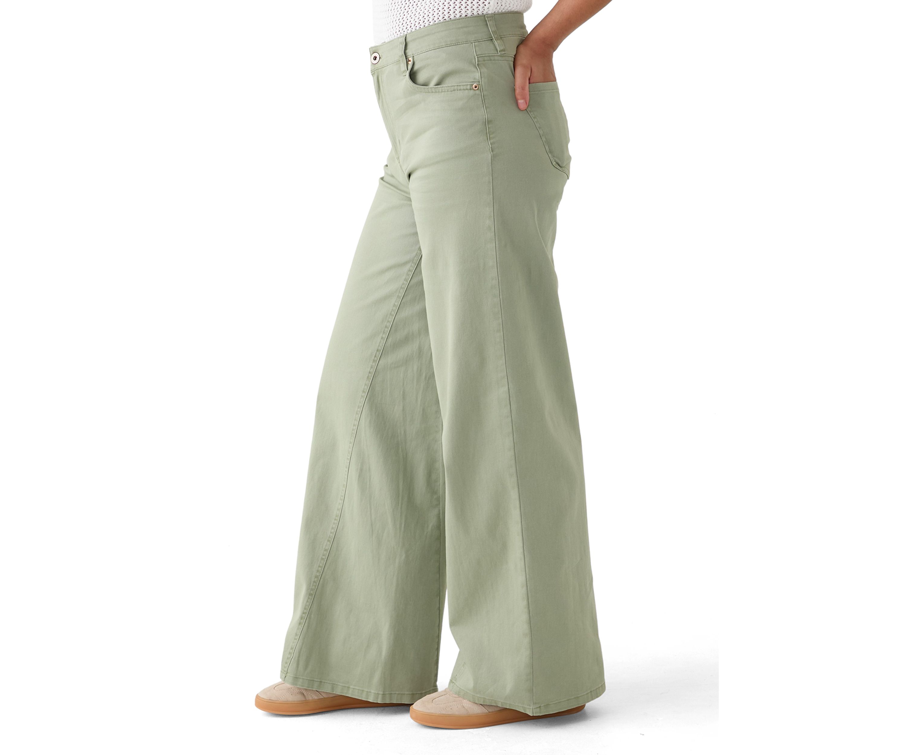 Womens Slouchy Wide Leg Pants
