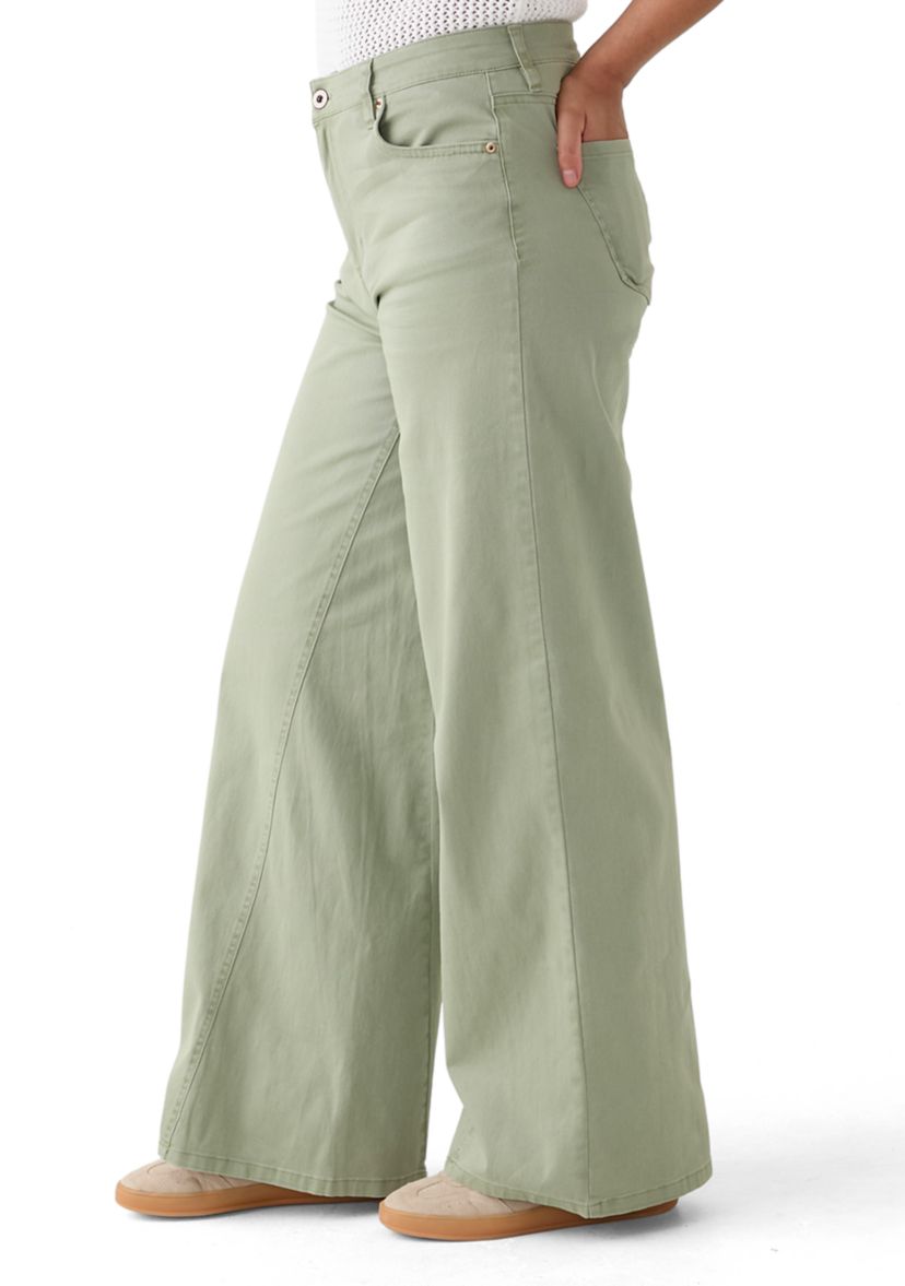 Womens Slouchy Wide Leg Pants