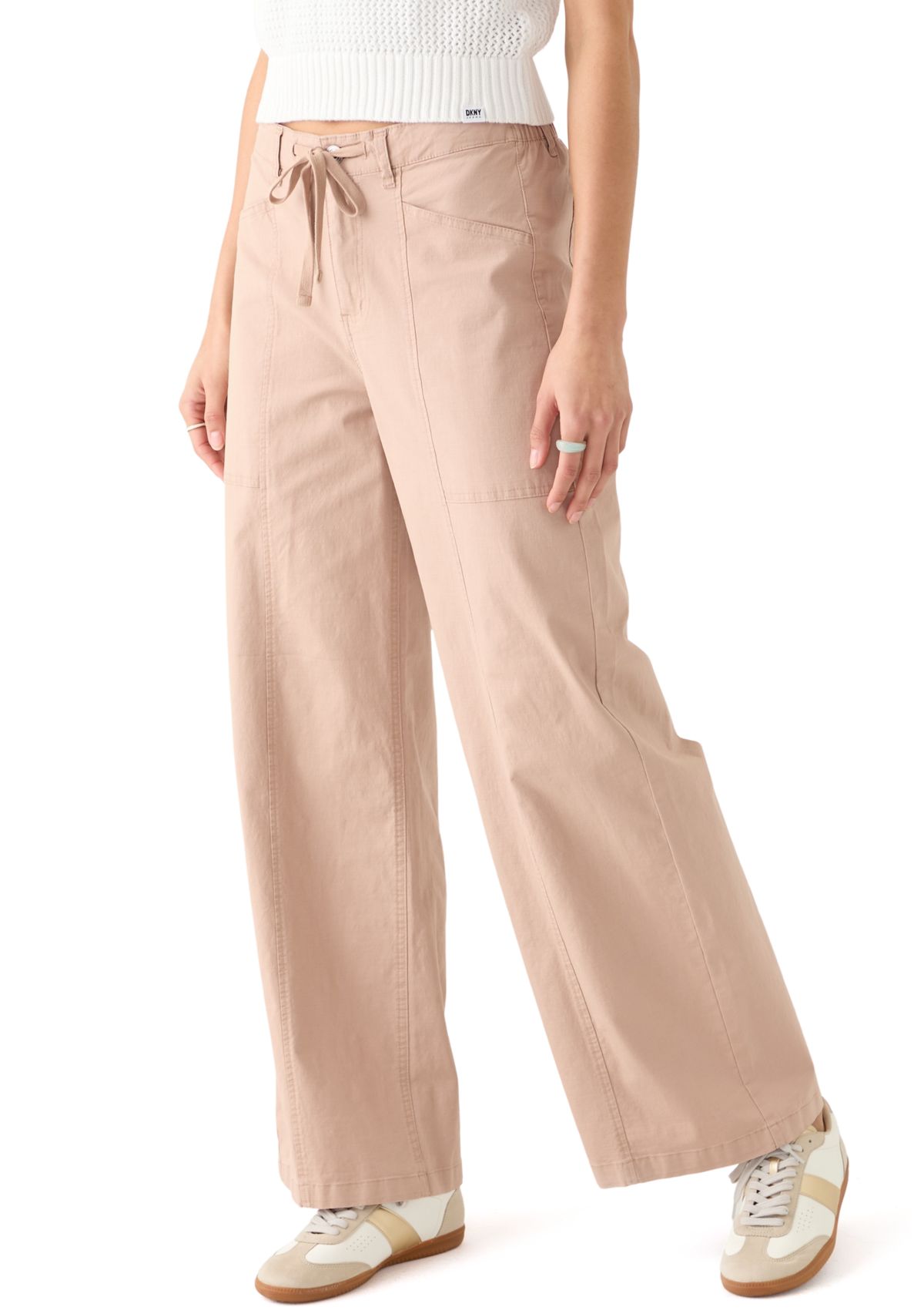Womens Cargo Wide Leg Pants