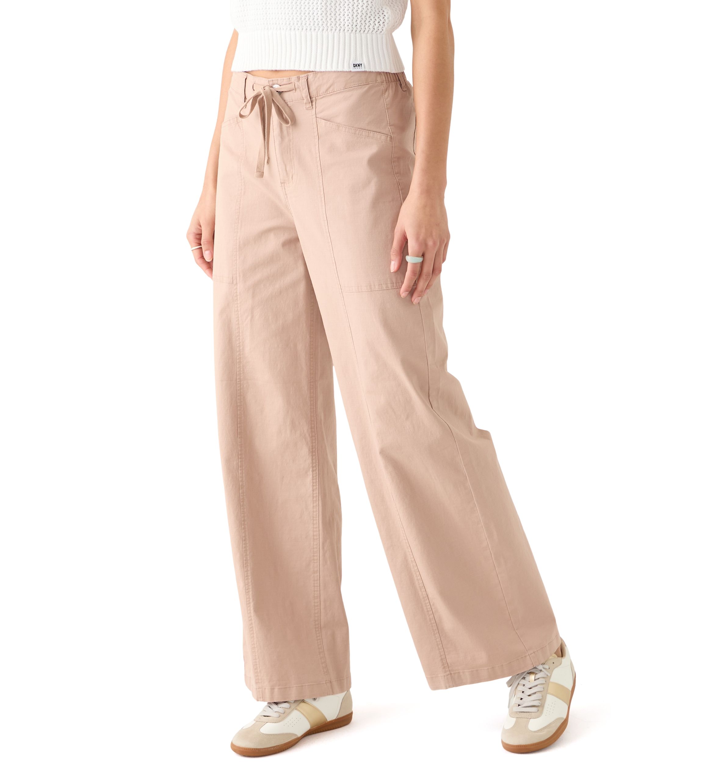 Womens Cargo Wide Leg Pants