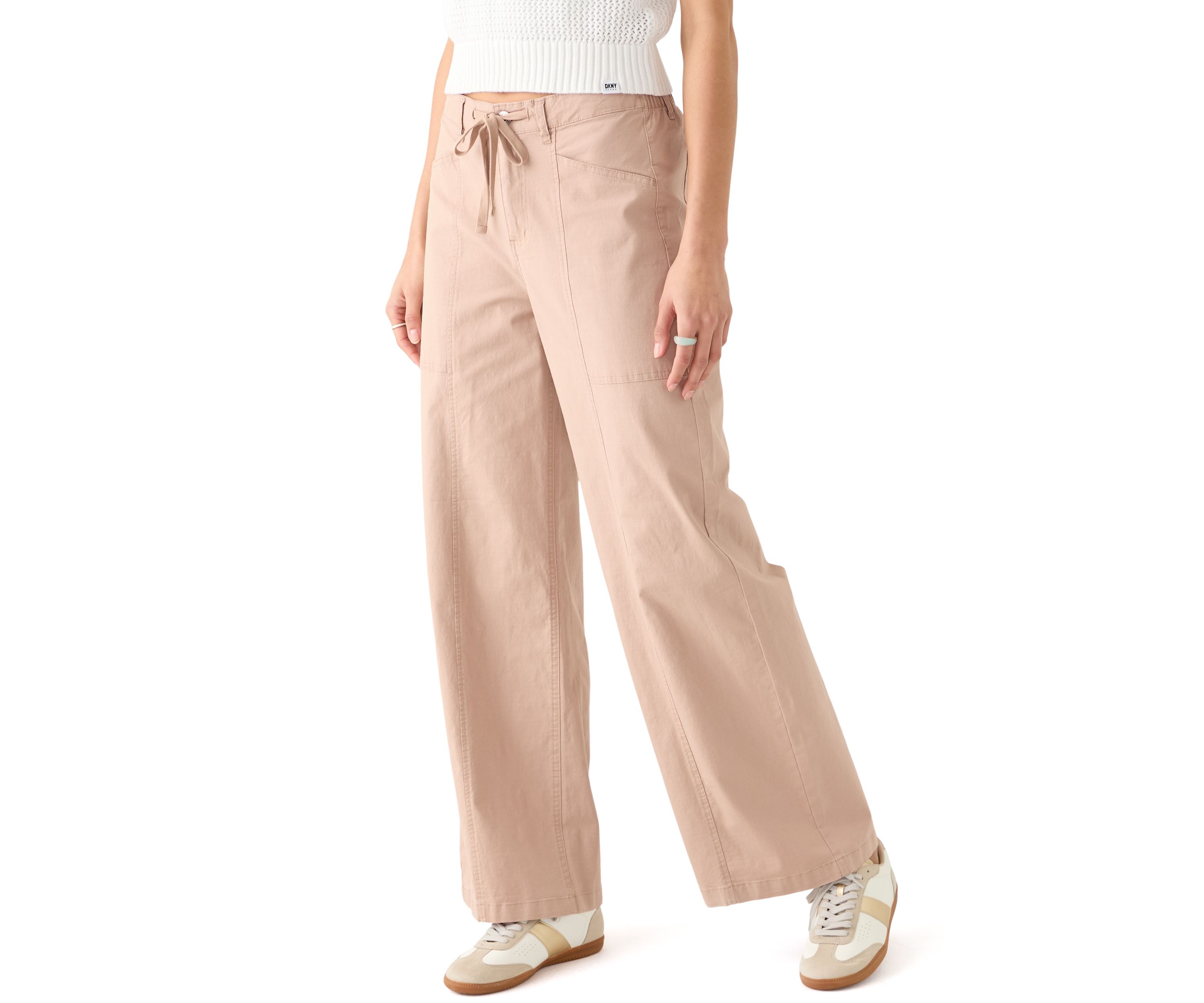Womens Cargo Wide Leg Pants