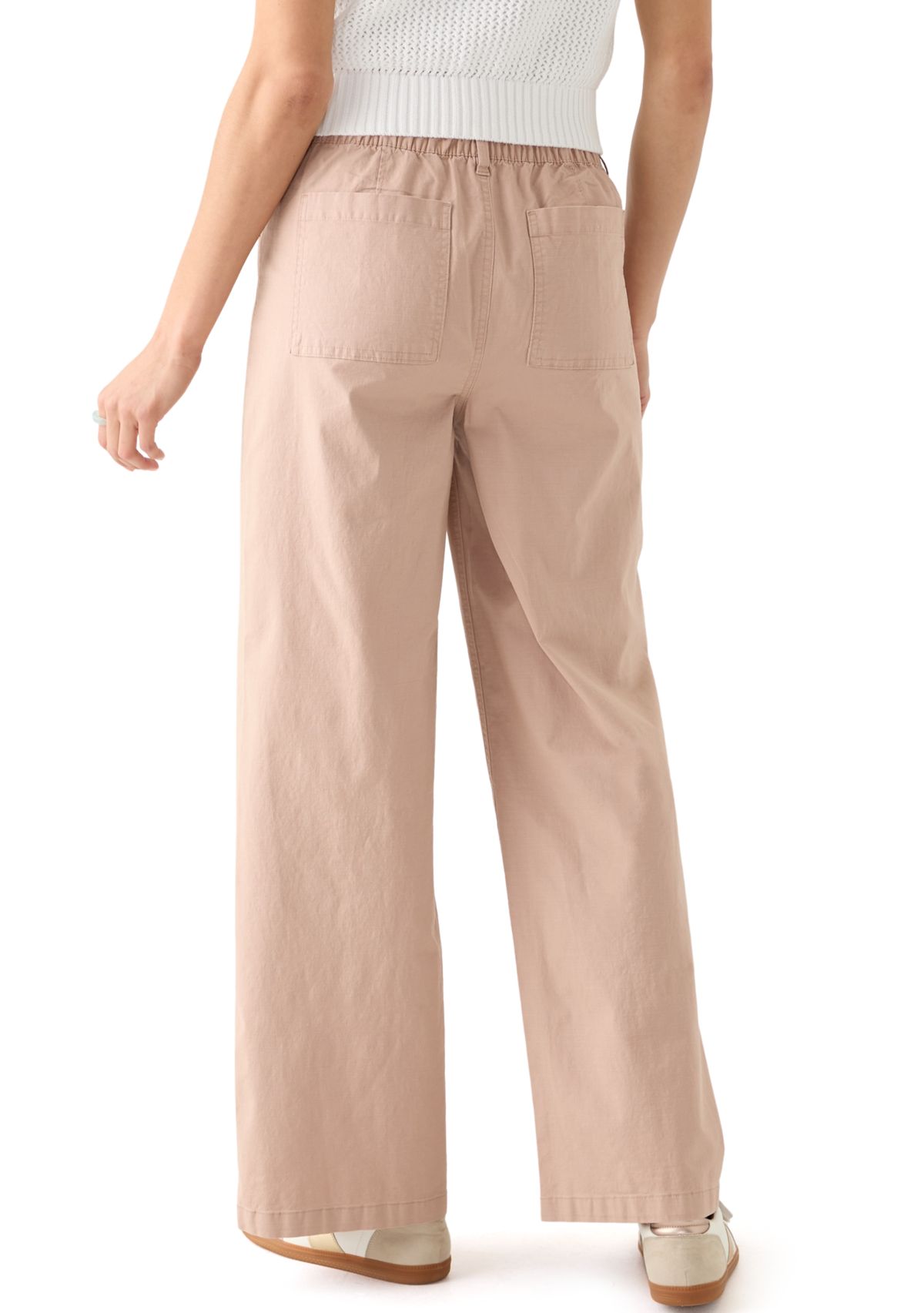 Womens Cargo Wide Leg Pants