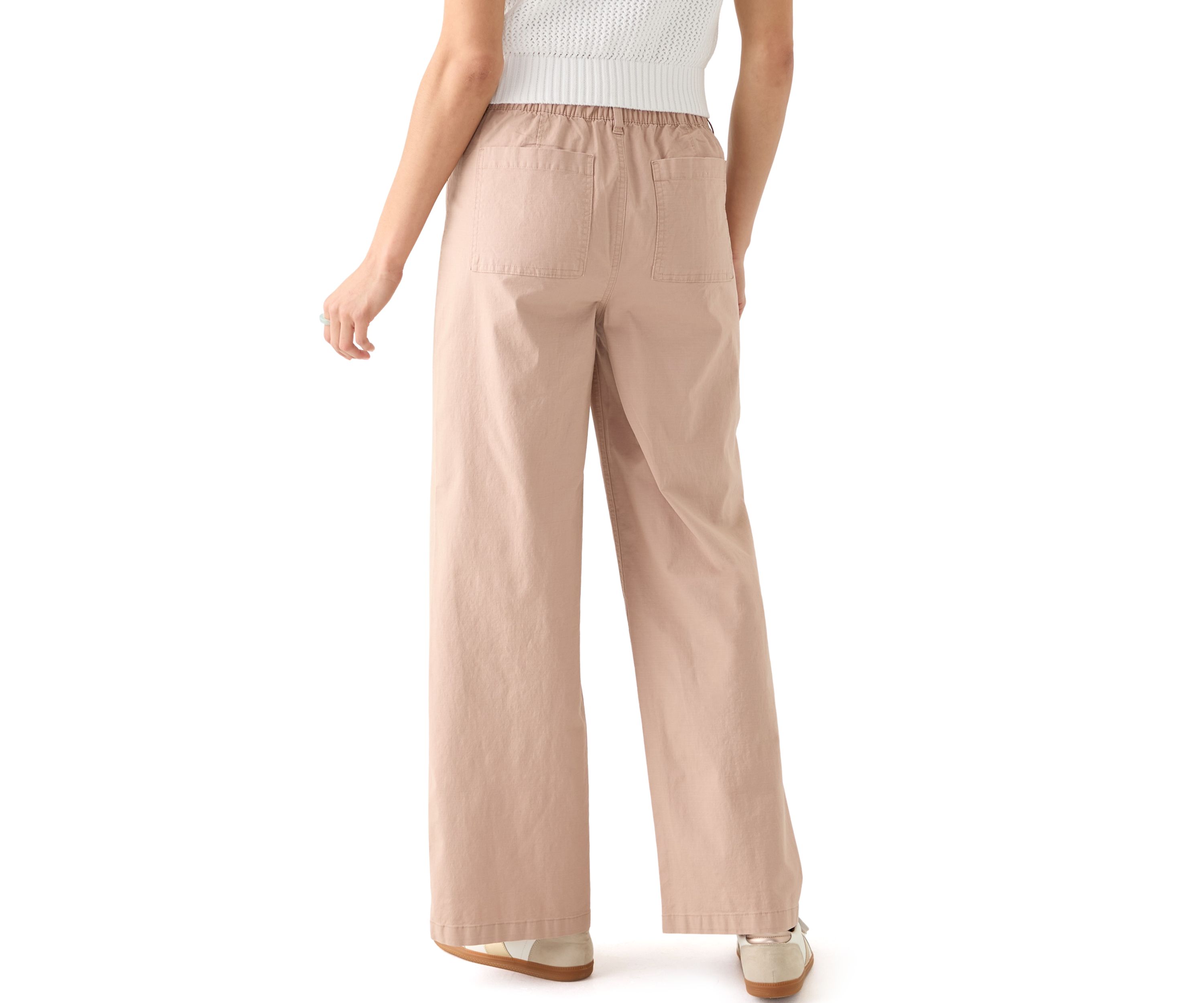 Womens Cargo Wide Leg Pants