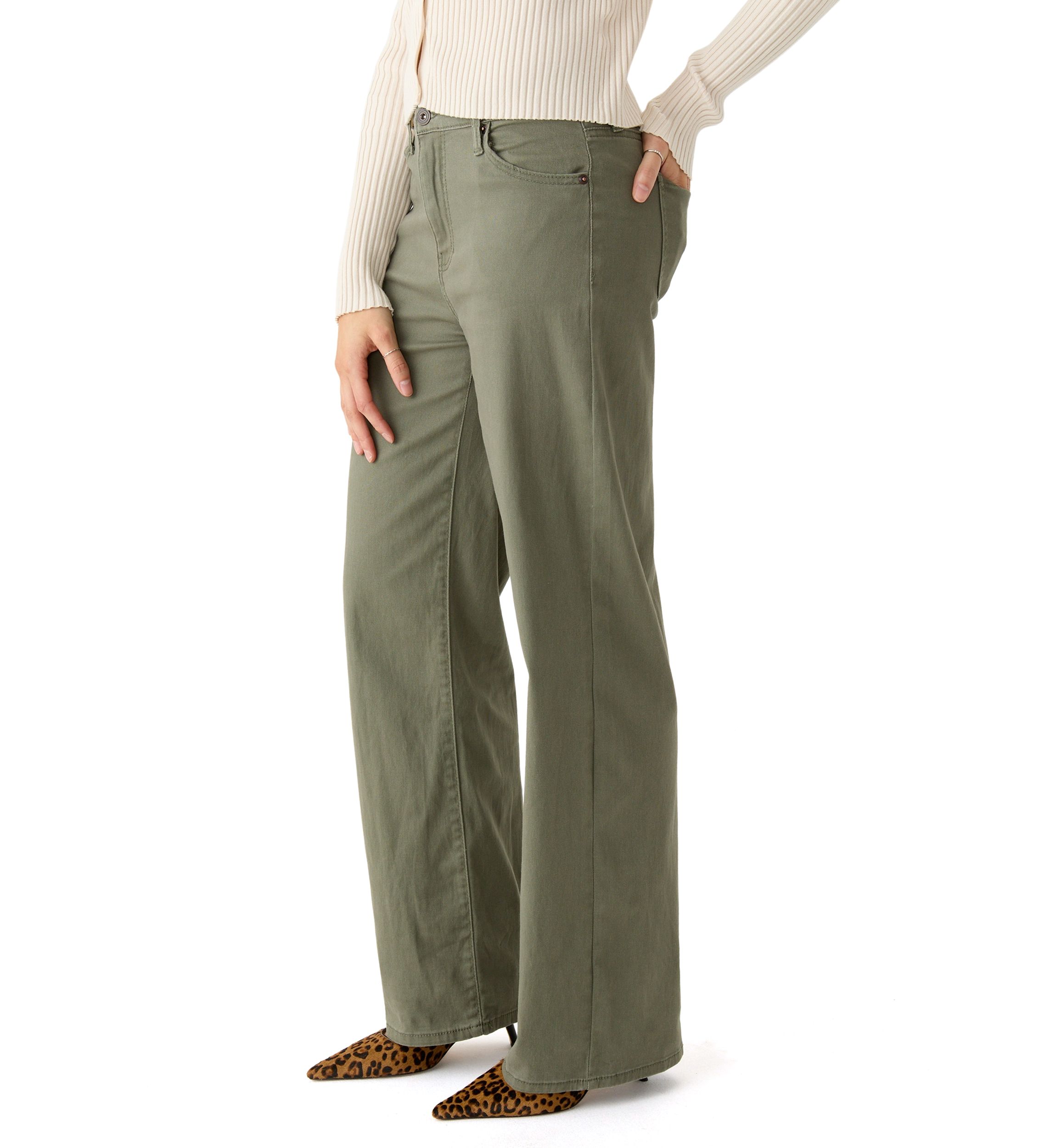 Womens Baggy Wide Leg Pants