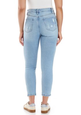 Celebrity Pink Regeneration Women's Juniors High Rise Straight Leg Mom  Jeans : : Clothing, Shoes & Accessories