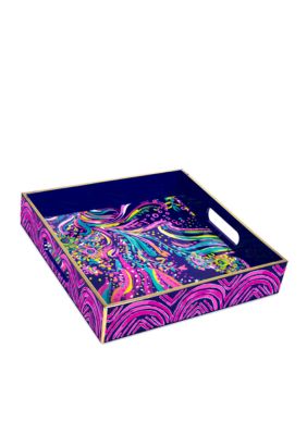 Lilly Pulitzer Lacquer Tray Beach Loot Belk