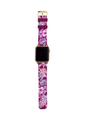 Lilly Pulitzer® Silicone Apple Watch Band, Amerena Cherry Tropical with ...