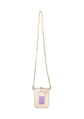 Crossbody Phone Case, Gold