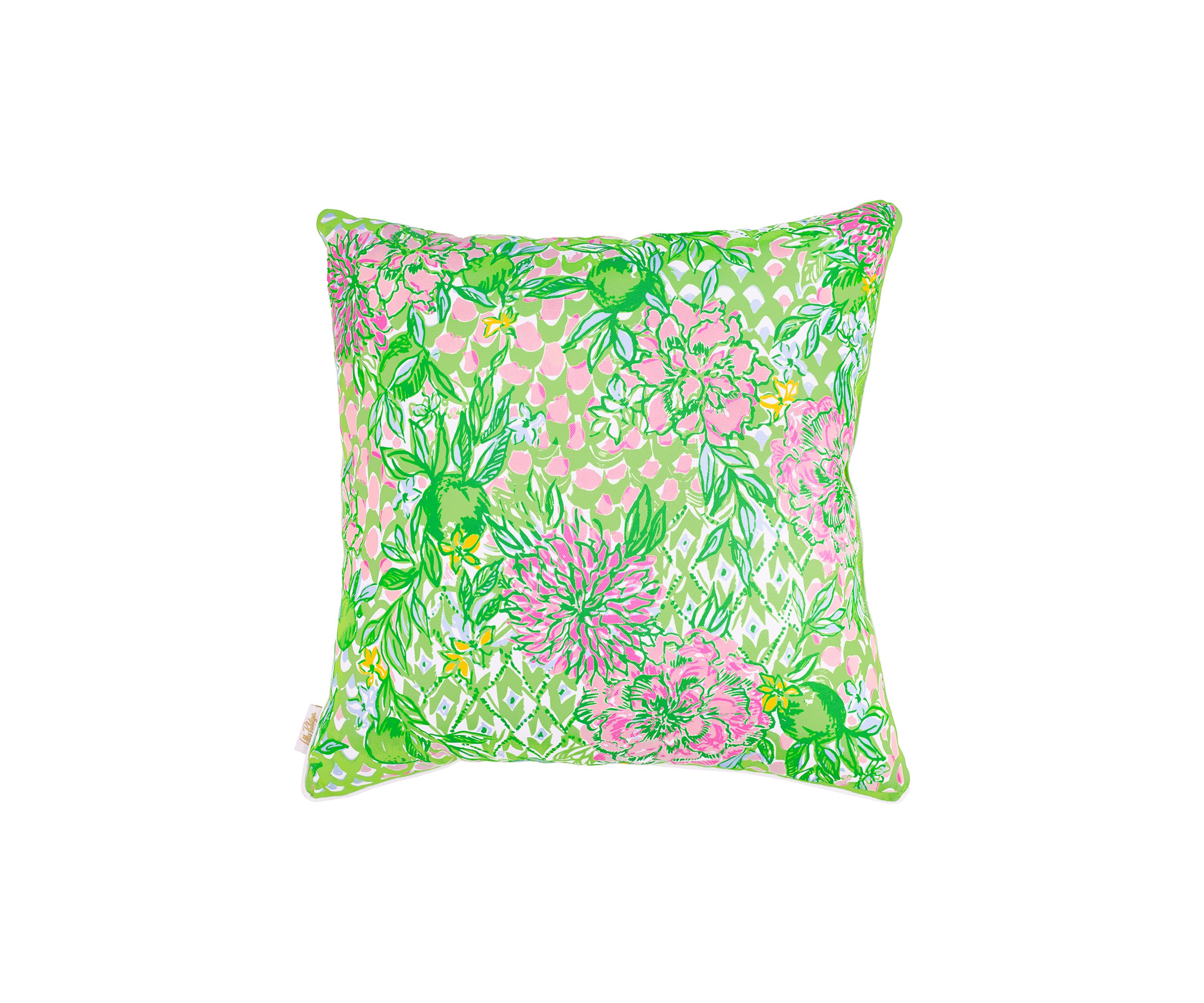 Large Pillow, Lime Feeling Good