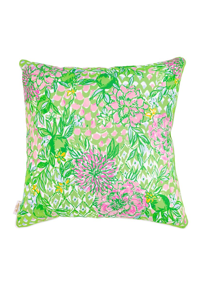 Large Pillow, Lime Feeling Good