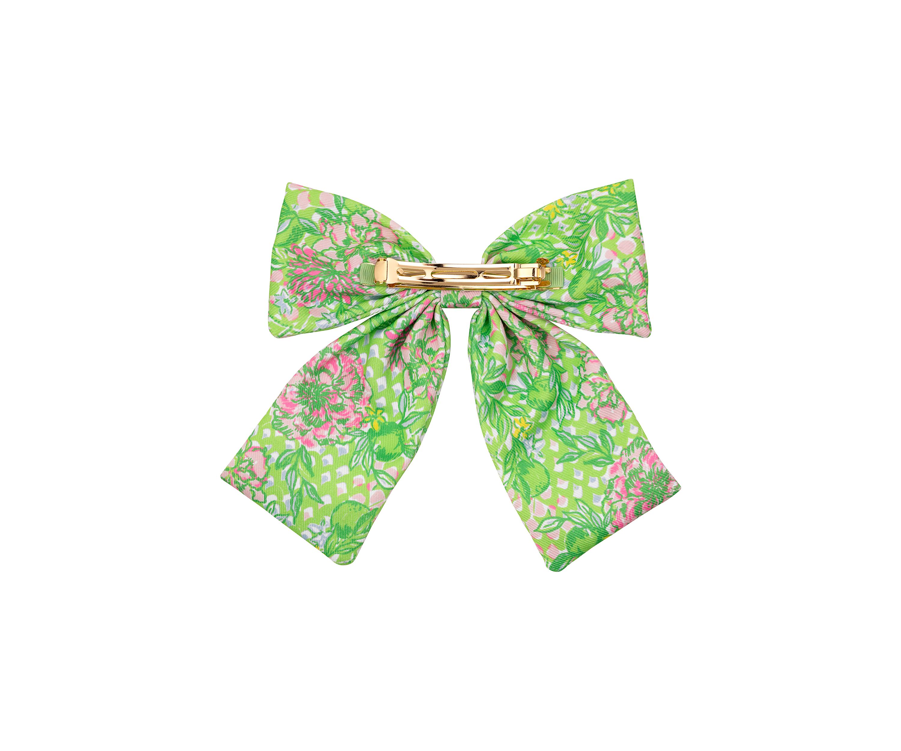 Lime Feeling Good Large Barrette Bow