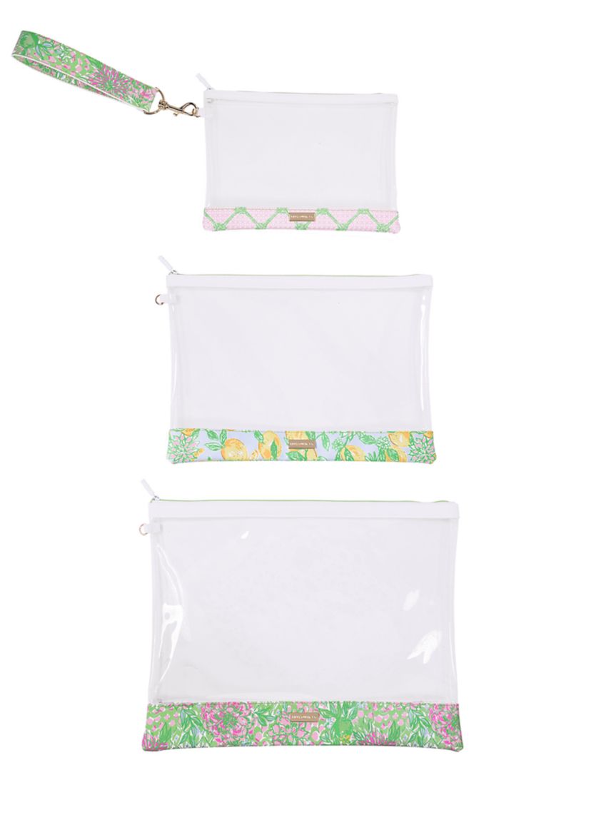 Carryall Trio Pouch Set, Lime Feeling Good