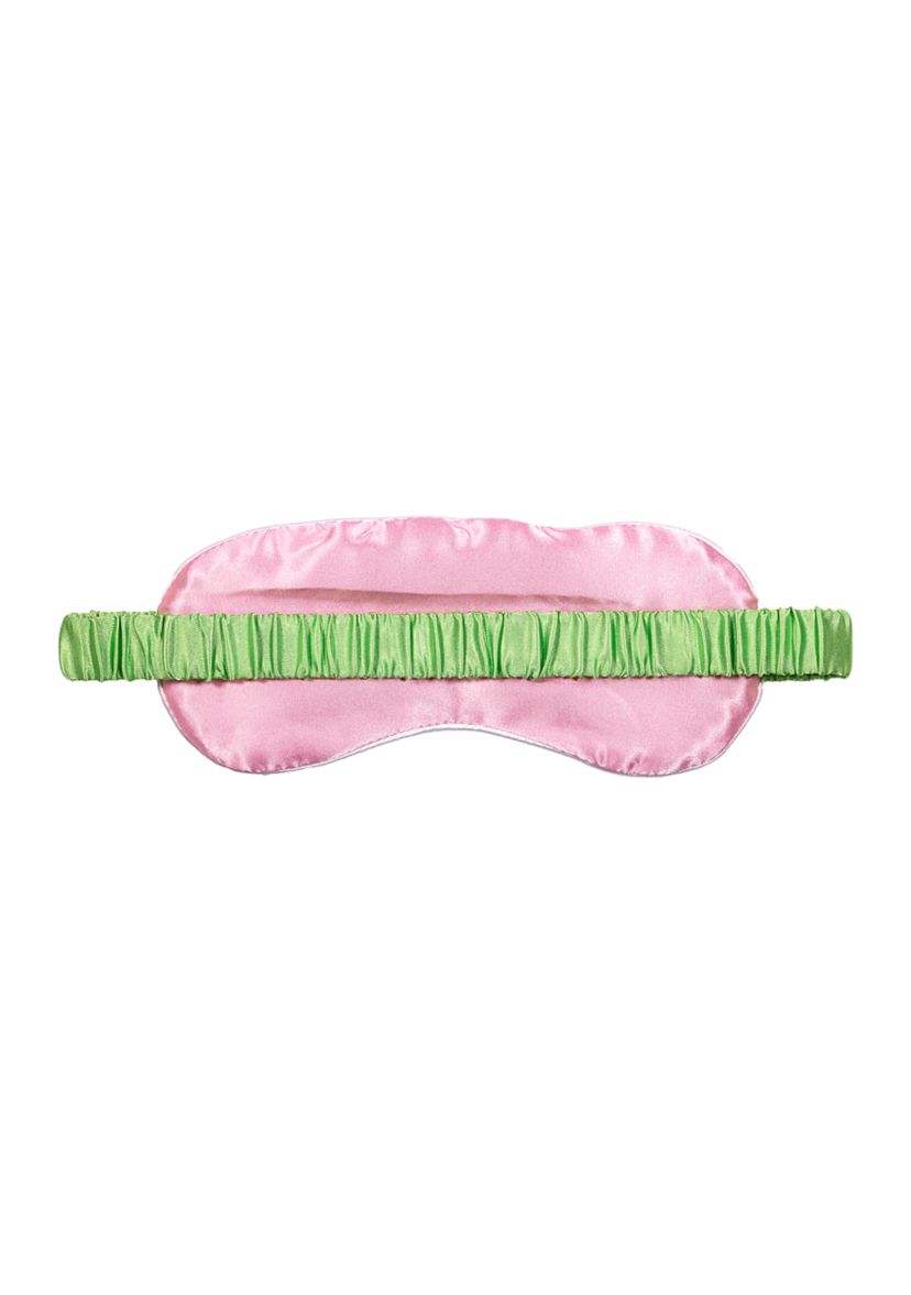 Neck Pillow and Eye Mask, Lime Feeling Good