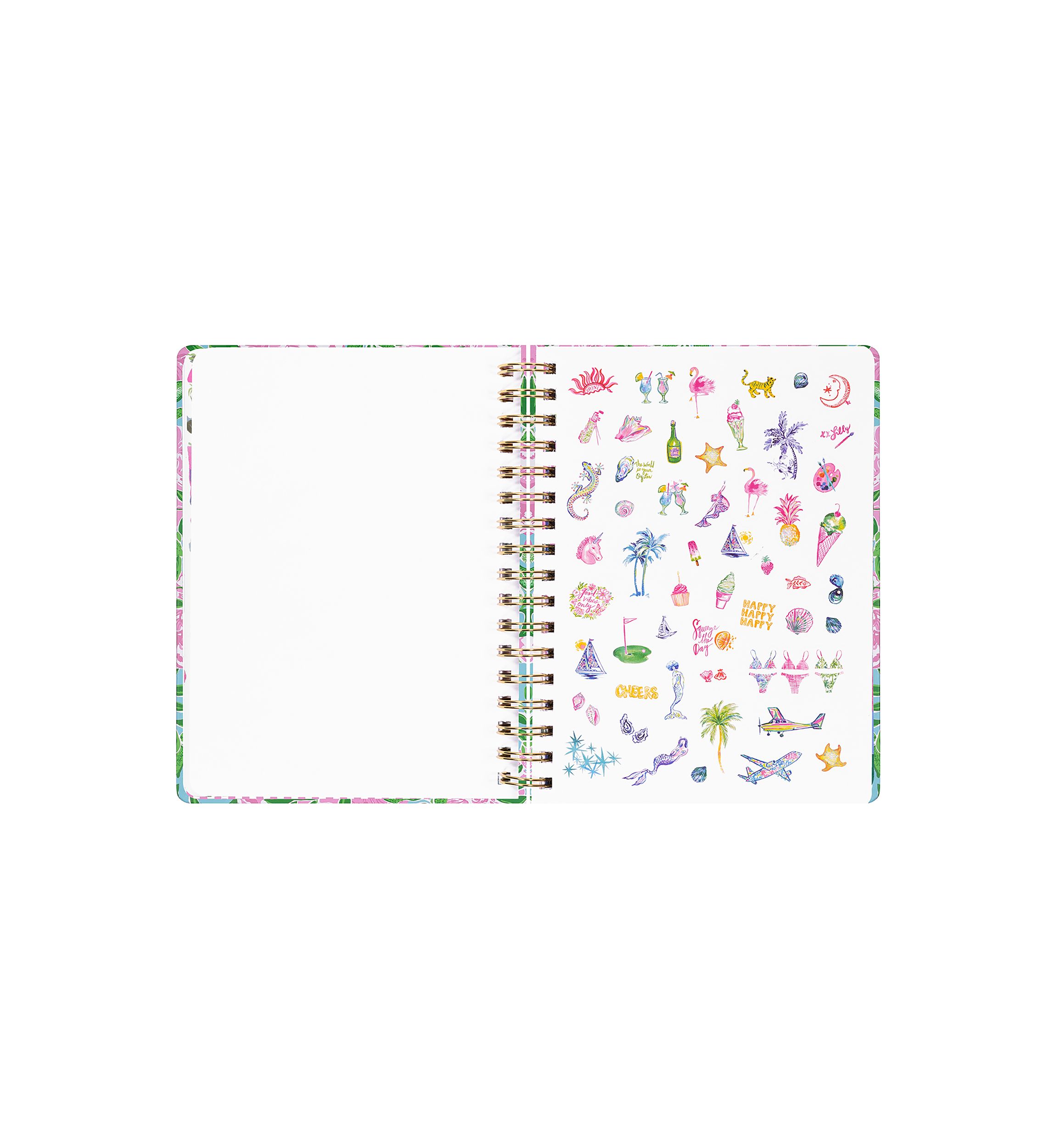 Jumbo 17 Month Agenda, Island Garden