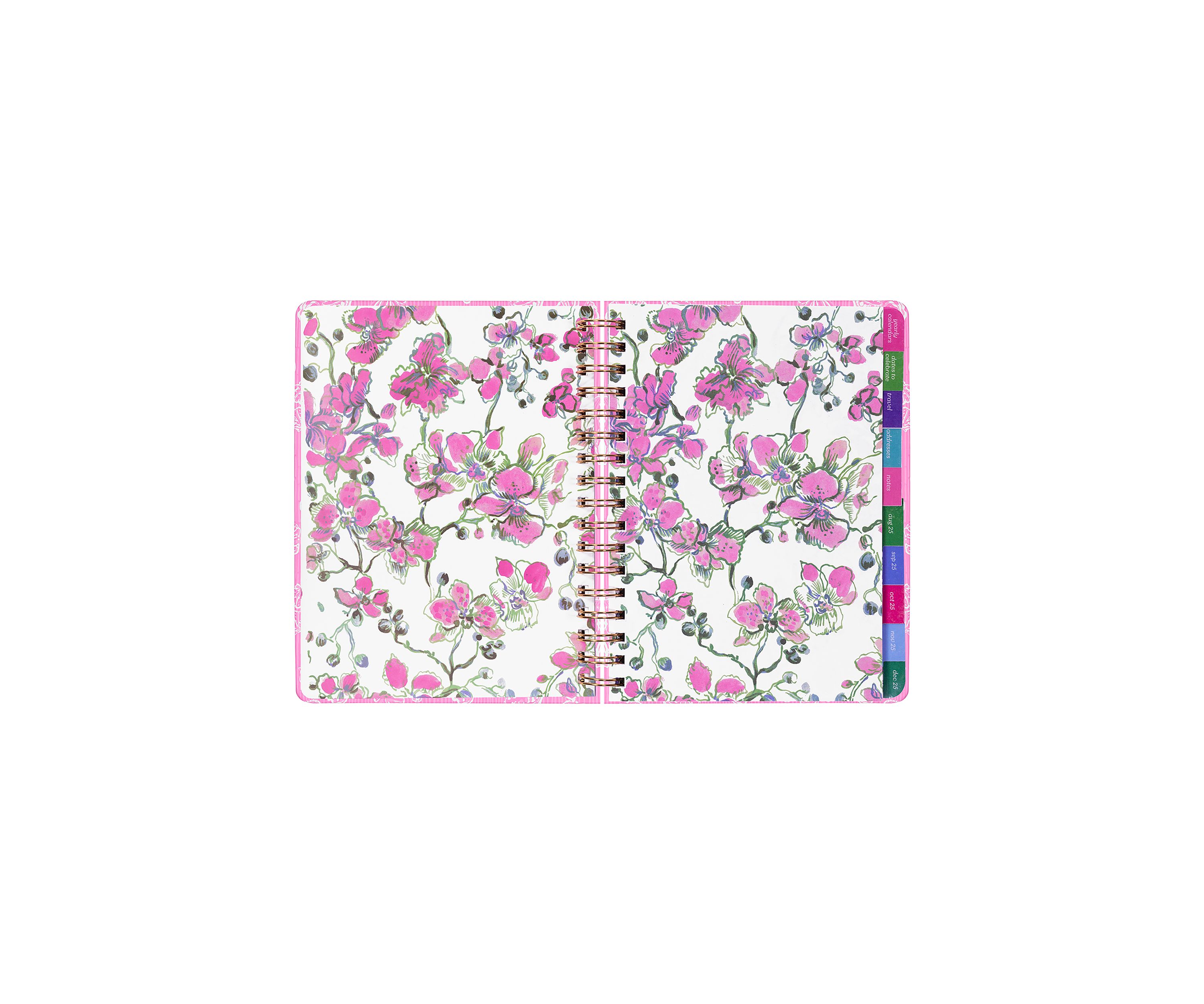 Rousseau Pink Cute as Shell Large 17 Month Agenda